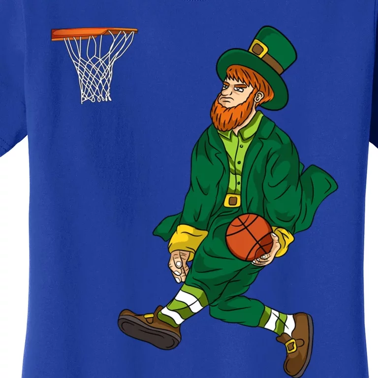 Leprechaun St Patricks Day Basketball Gift Women's T-Shirt