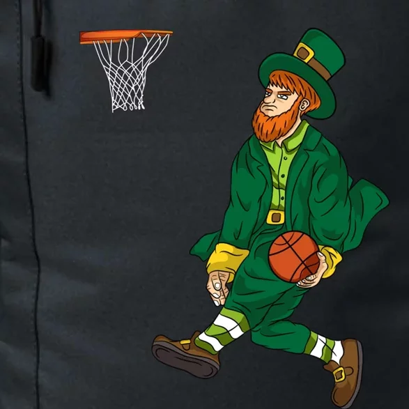 Leprechaun St Patricks Day Basketball Gift Daily Commute Backpack