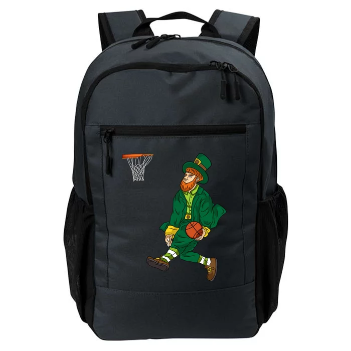 Leprechaun St Patricks Day Basketball Gift Daily Commute Backpack