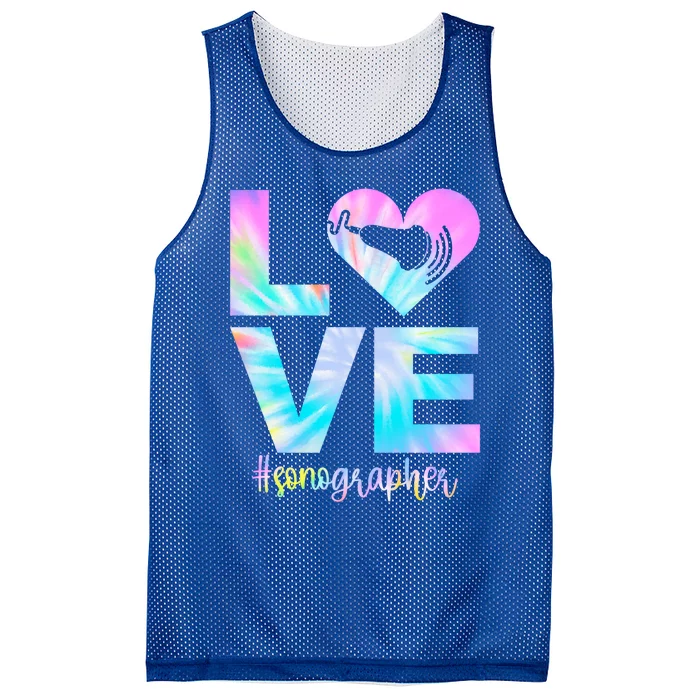 Love Sonography Proud Sonographer Week Gift Mesh Reversible Basketball Jersey Tank