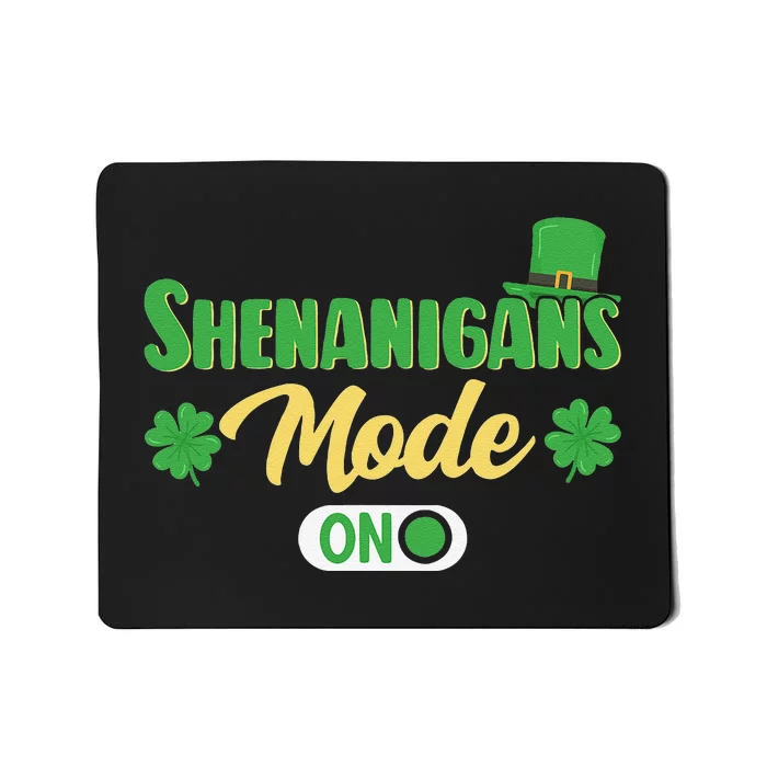 Leprechaun Saint Patrick's Day Funny Shenanigans Mousepad