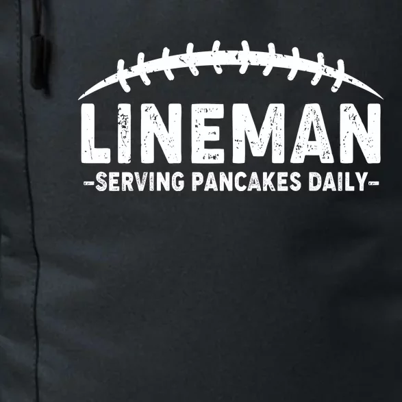 Lineman Serving Pancakes Daily Football Daily Commute Backpack