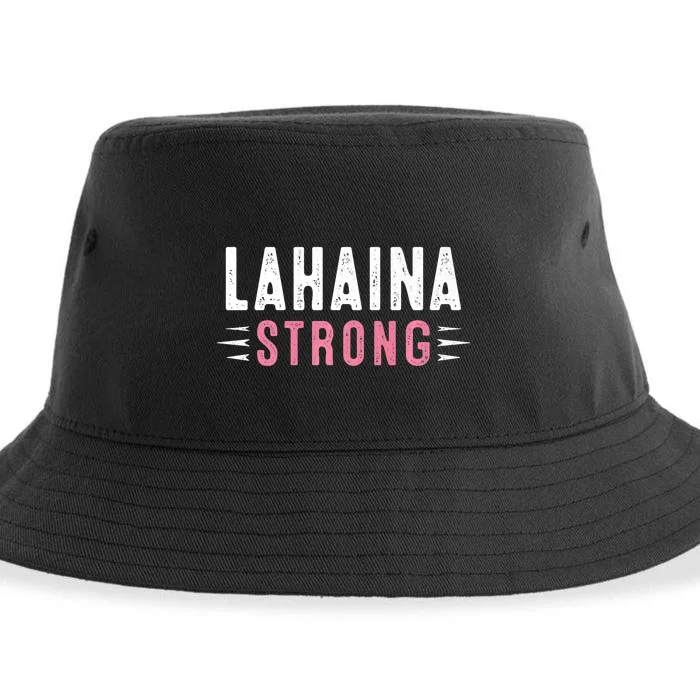 Lahaina Strong Pray For Maui Sustainable Bucket Hat