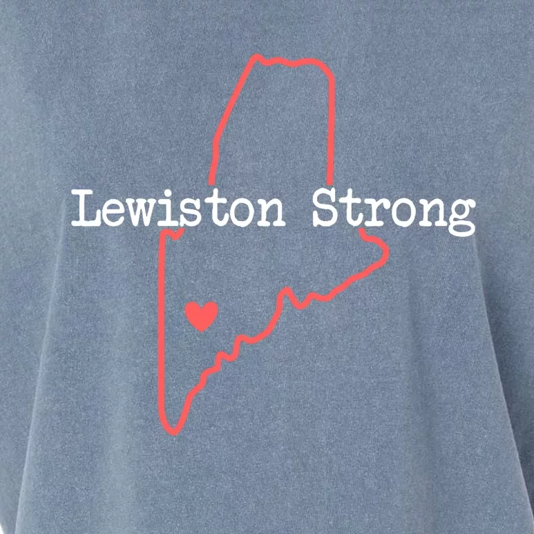 Lewiston Strong  Pray For Maine  Pray For Lewiston Maine Garment-Dyed Women's Muscle Tee