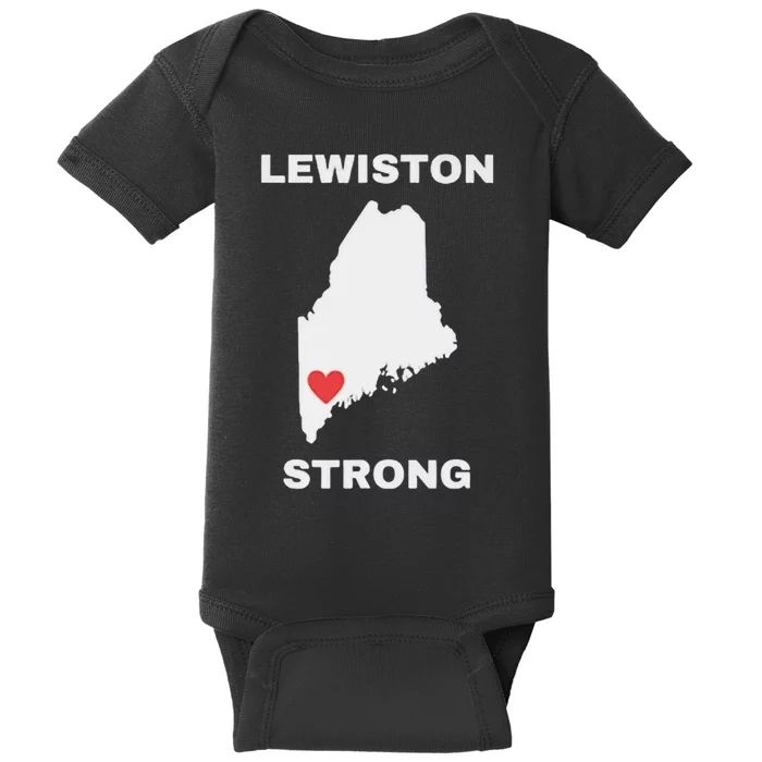 Lewiston Strong Pray For Lewiston Baby Bodysuit