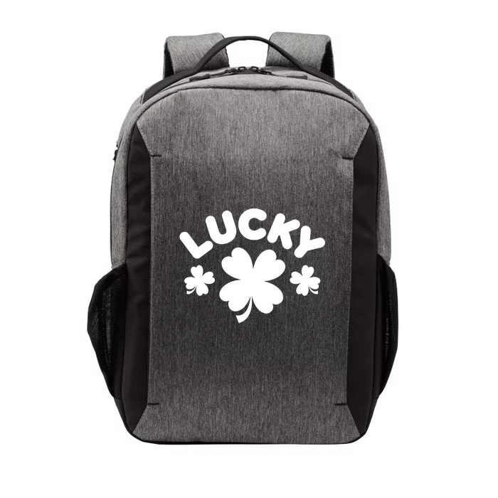 Lucky St Patricks Day Clover Festive Vector Backpack