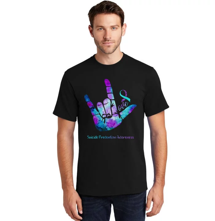 Love Suicide Prevention Awareness Tall T-Shirt