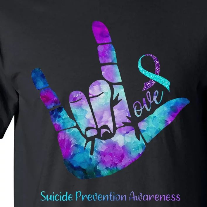 Love Suicide Prevention Awareness Tall T-Shirt