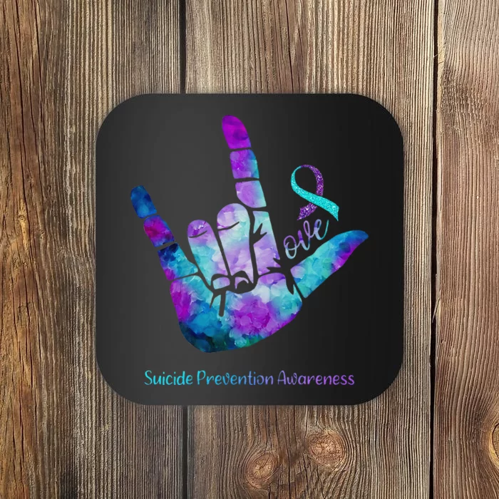 Love Suicide Prevention Awareness Coaster