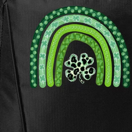 Lucky St Patrick's Day Rainbow City Backpack