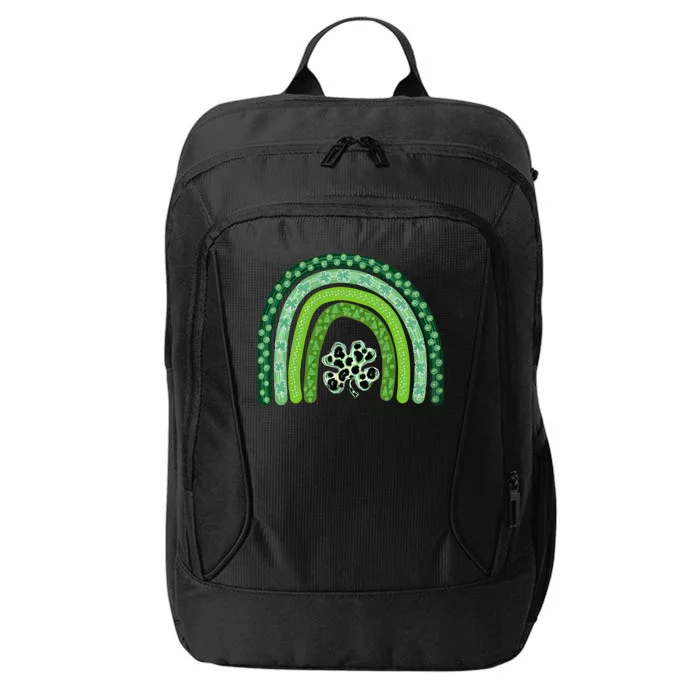 Lucky St Patrick's Day Rainbow City Backpack