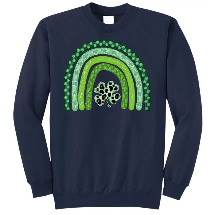 Lucky St Patrick's Day Rainbow Tall Sweatshirt