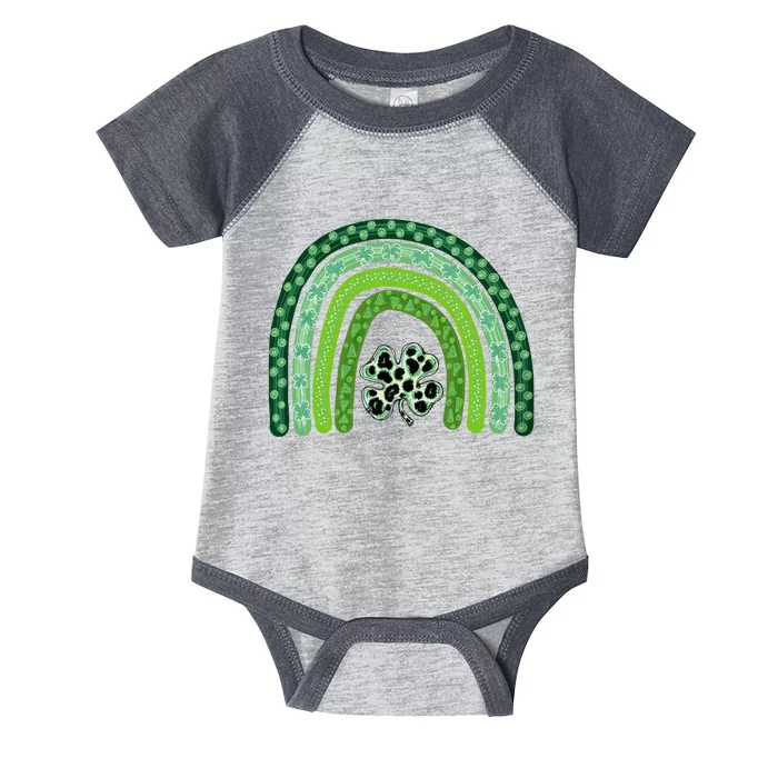 Lucky St Patrick's Day Rainbow Infant Baby Jersey Bodysuit