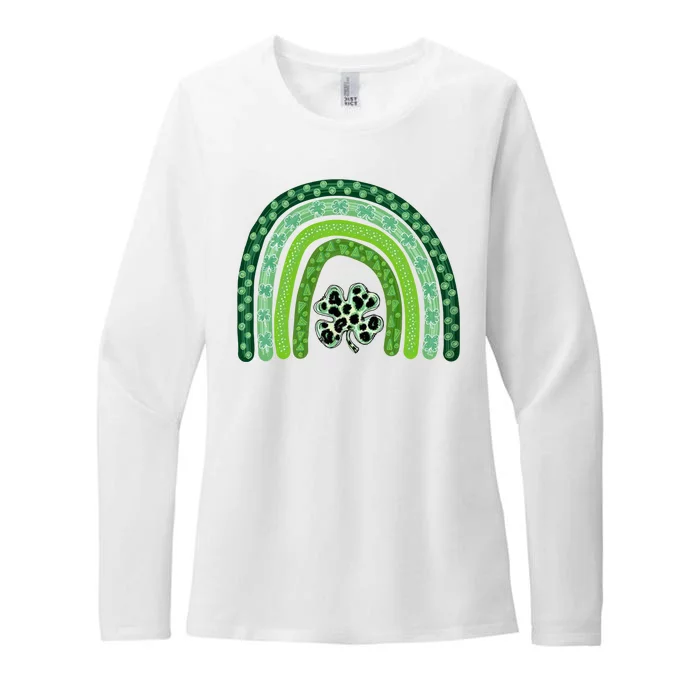 Lucky St Patrick's Day Rainbow Womens CVC Long Sleeve Shirt