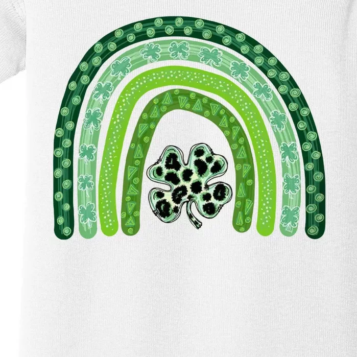 Lucky St Patrick's Day Rainbow Baby Bodysuit