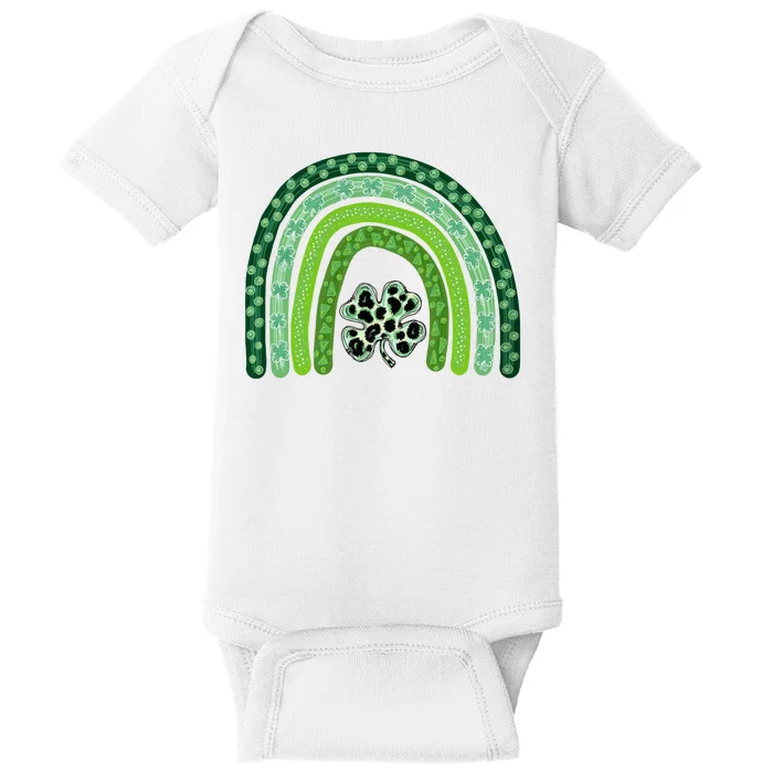 Lucky St Patrick's Day Rainbow Baby Bodysuit