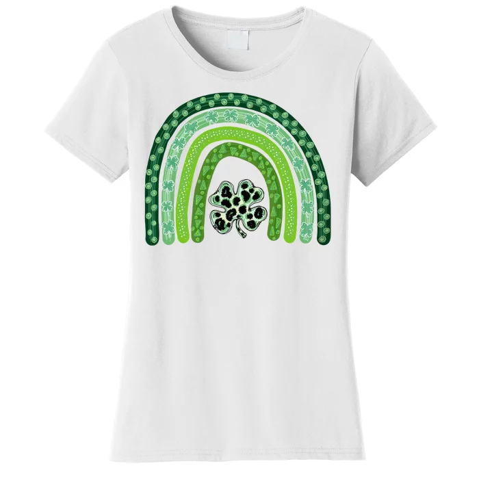 Lucky St Patrick's Day Rainbow Women's T-Shirt