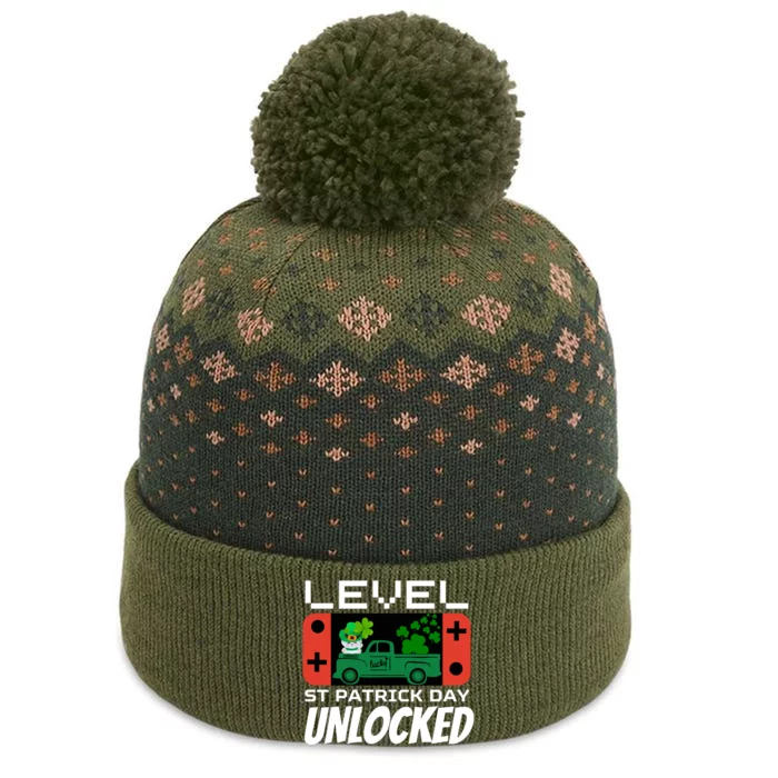 Level St. Patrick Day Unlocked Video Games The Baniff Cuffed Pom Beanie