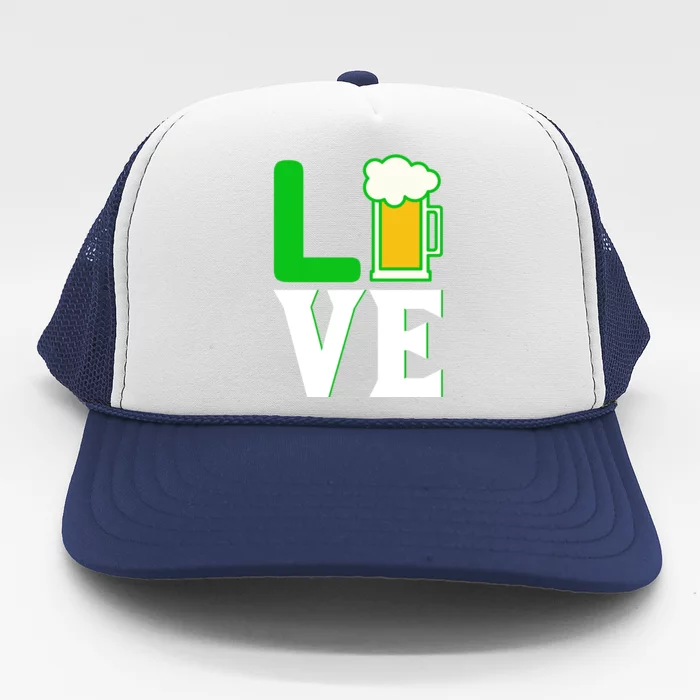 Love St Patricks Day Trucker Hat