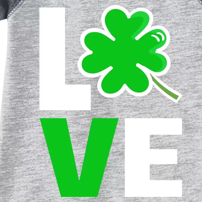 Love St Patricks Day Infant Baby Jersey Bodysuit