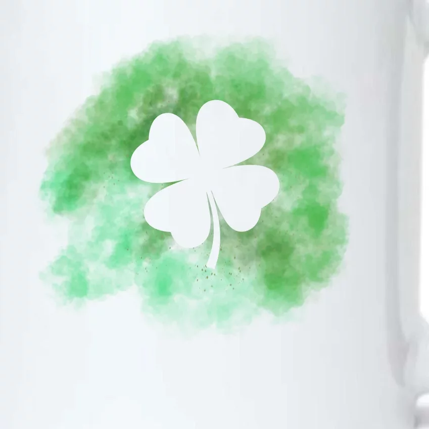 Lucky St Patrick's Day Clover Holiday Black Color Changing Mug