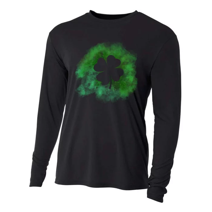 Lucky St Patrick's Day Clover Holiday Cooling Performance Long Sleeve Crew