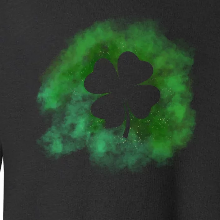 Lucky St Patrick's Day Clover Holiday Toddler Sweatshirt