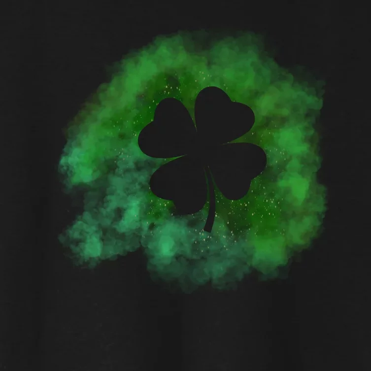 Lucky St Patrick's Day Clover Holiday Women's Crop Top Tee