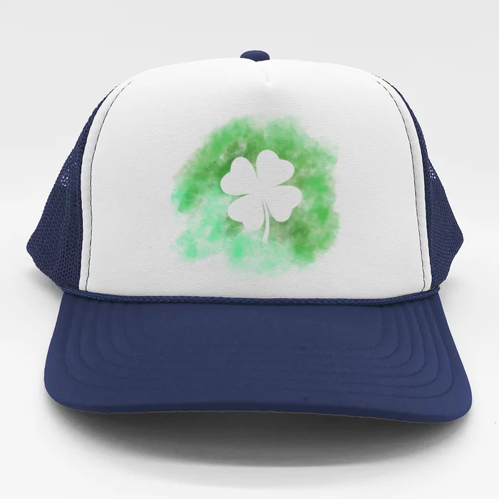 Lucky St Patrick's Day Clover Holiday Trucker Hat