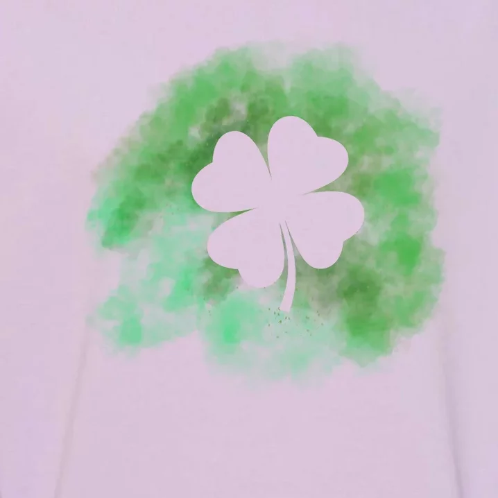 Lucky St Patrick's Day Clover Holiday Garment-Dyed Sweatshirt