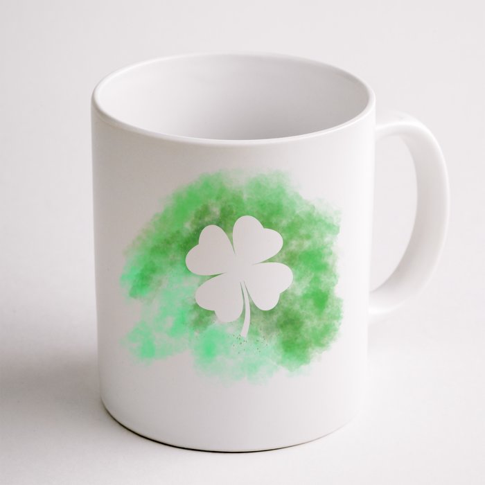 Lucky St Patrick's Day Clover Holiday Front & Back Coffee Mug