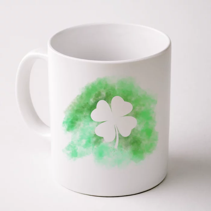 Lucky St Patrick's Day Clover Holiday Front & Back Coffee Mug