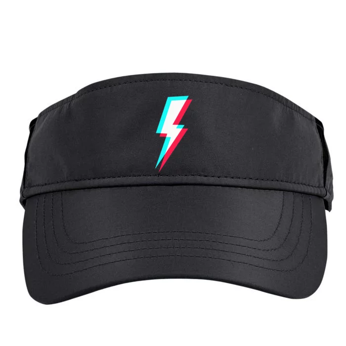 Lightning Symbol Power Electricity Bolt Graphic Adult Drive Performance Visor