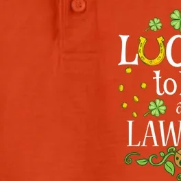 Lawyer St Patrick's Day Lucky To Be A Lawyer Gift Dry Zone Grid Performance Polo