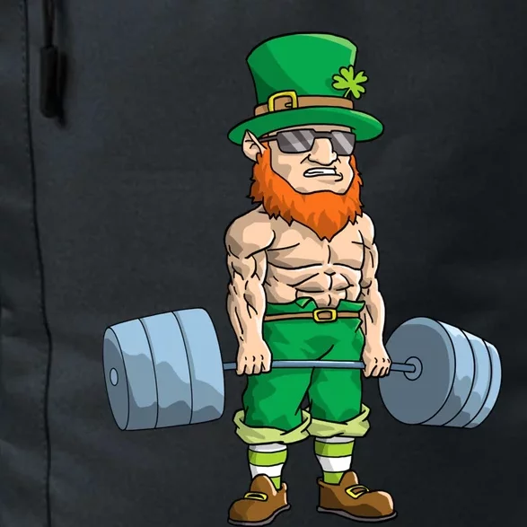 Leprechaun St Patricks Day Deadlift Fitness Weightlifting Cool Gift Daily Commute Backpack