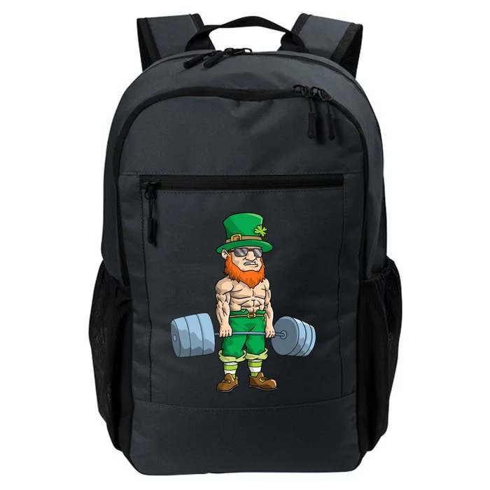 Leprechaun St Patricks Day Deadlift Fitness Weightlifting Cool Gift Daily Commute Backpack