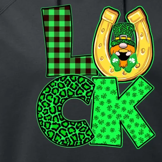 Luck St Patricks Day Lucky Leprechaun Cute Performance Fleece Hoodie