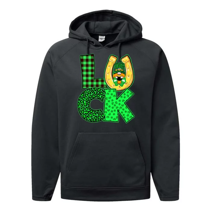 Luck St Patricks Day Lucky Leprechaun Cute Performance Fleece Hoodie