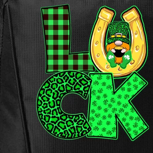 Luck St Patricks Day Lucky Leprechaun Cute City Backpack