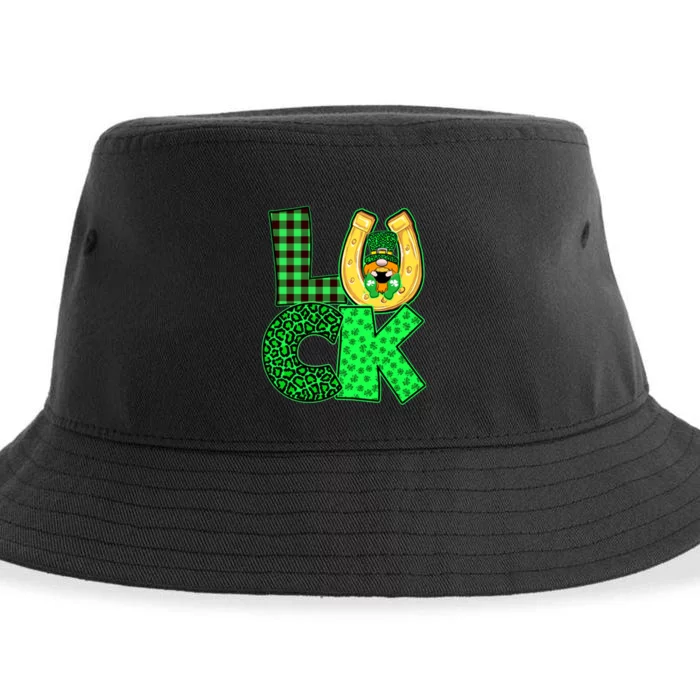 Luck St Patricks Day Lucky Leprechaun Cute Sustainable Bucket Hat