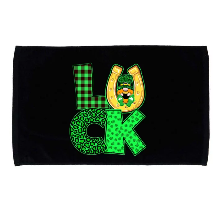 Luck St Patricks Day Lucky Leprechaun Cute Microfiber Hand Towel