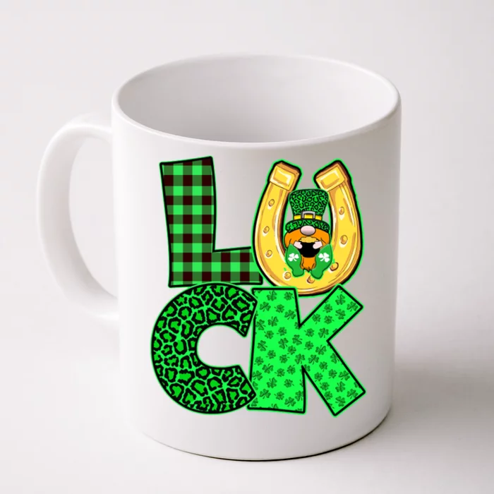 Luck St Patricks Day Lucky Leprechaun Cute Front & Back Coffee Mug