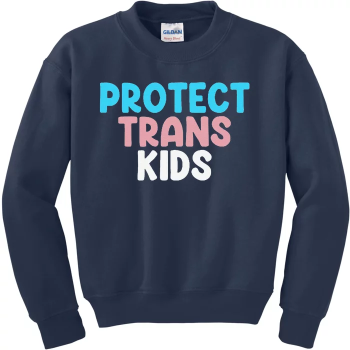 Lgbt Support Protect Transg  Lgbt Pride Kids Sweatshirt