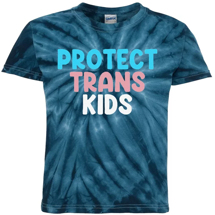 Lgbt Support Protect Transg  Lgbt Pride Kids Tie-Dye T-Shirt