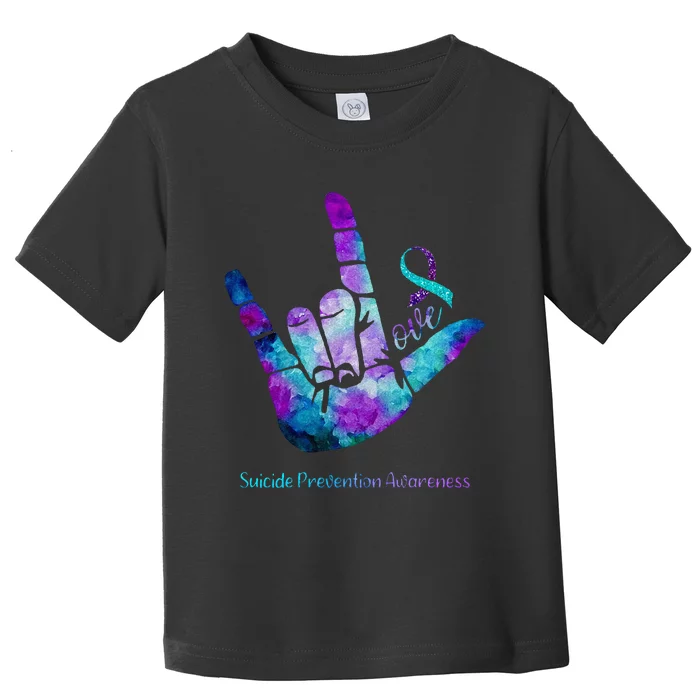 Love Suicide Prevention Awareness Toddler T-Shirt