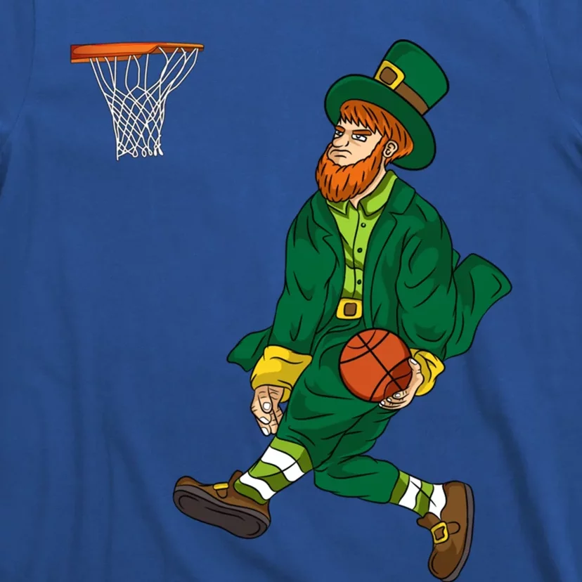 Leprechaun St Patricks Day Basketball Gift T-Shirt