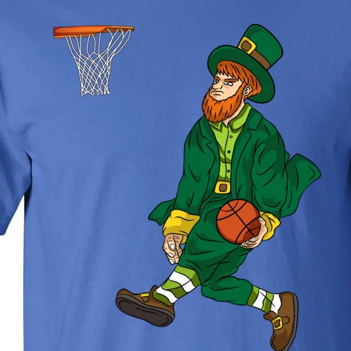 Leprechaun St Patricks Day Basketball Gift Tall T-Shirt