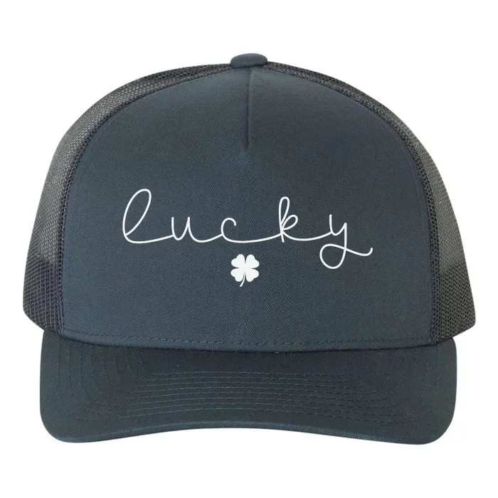 Lucky St Patricks Day Yupoong Adult 5-Panel Trucker Hat