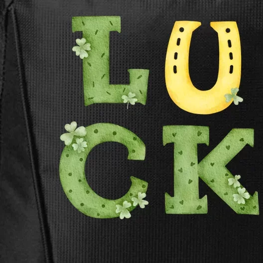 Luck St Patrick's Day Cute Gift City Backpack