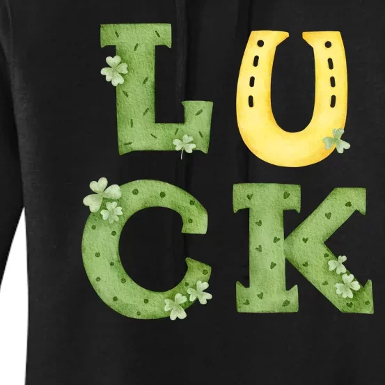 Luck St Patrick's Day Cute Gift Women's Pullover Hoodie